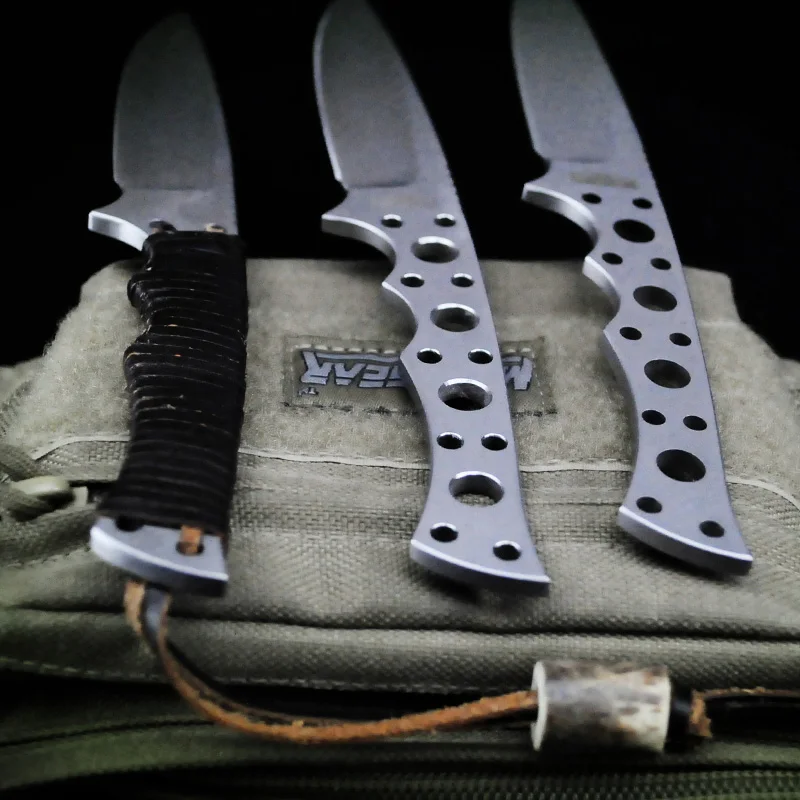 Клинок PSRK SHARK 59HRC 12C27 с фиксированным лезвием уличный инструмент для выживания и
