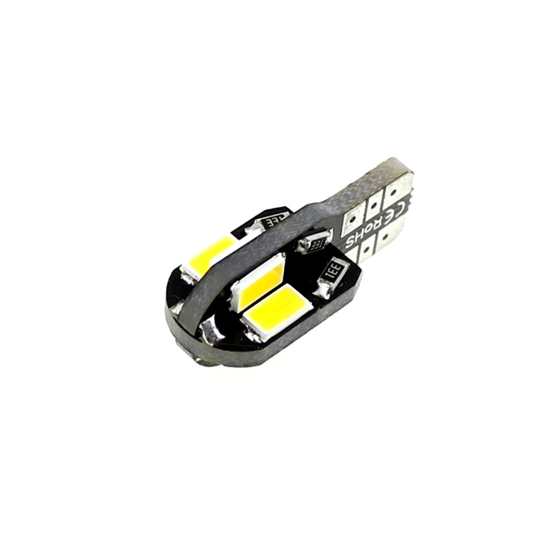 KEYECU 4 шт теплый белый W5W T10 8SMD 5730 Автомобильная внутренняя и внешняя Светодиодная