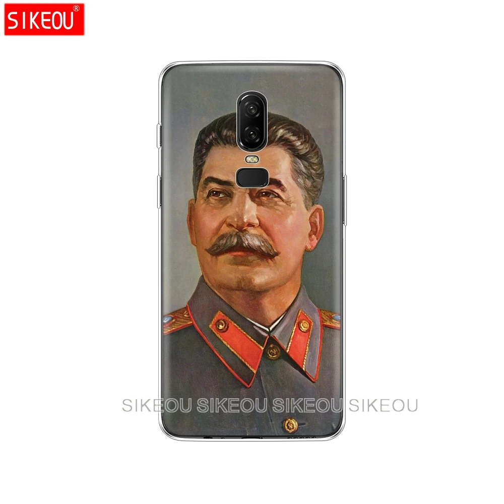 Силиконовый чехол для Oneplus one plus 6 5T 5 3 A3000 A5000 русский Сталин СССР | Мобильные