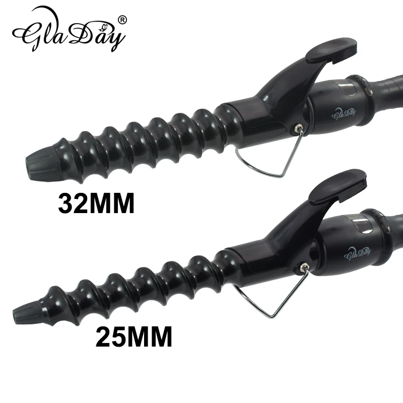 Электрическая плойка для завивки волос спиральная керамическая