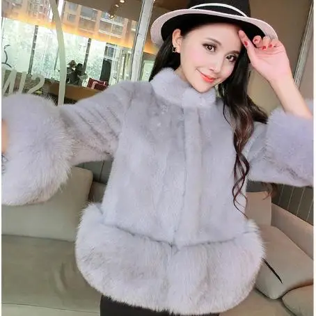 Меховые женские шубы из искусственного меха 2019 Женские винтажные куртки норки