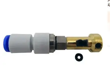 Rotary joint SMT DIY Монтажная головка JUKI шаговый двигатель разъем Поворотный Шарнир 503 504 сопло Nema8 полый вал шаговый для выбора места крепления - Цвет: Rotary joint