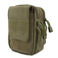 outdoor multifunctional 600d nylon waist bag durable edc tool belt molle pouch camping zipper waist pack