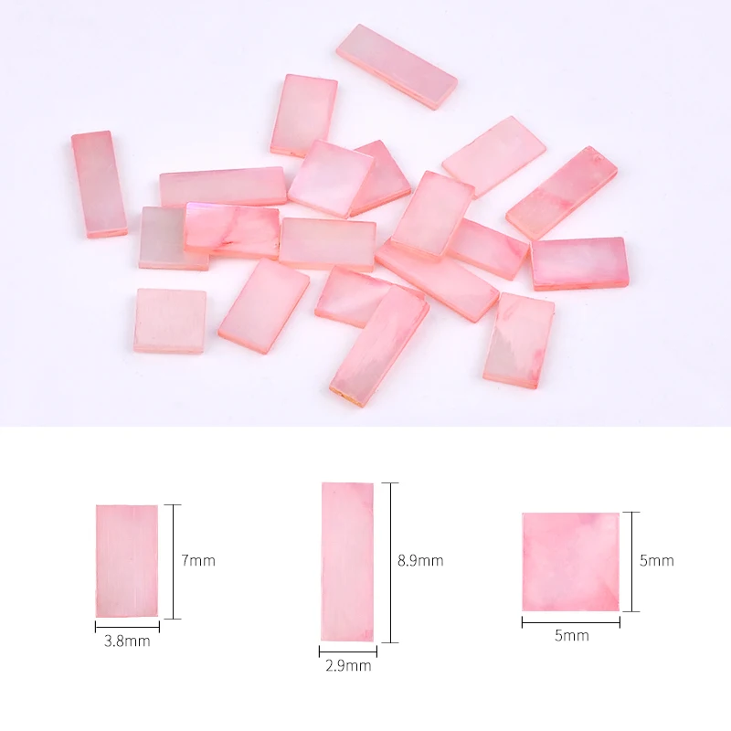 10 шт. разноцветные раздавленные морские хлопья натуральные камни из ракушек