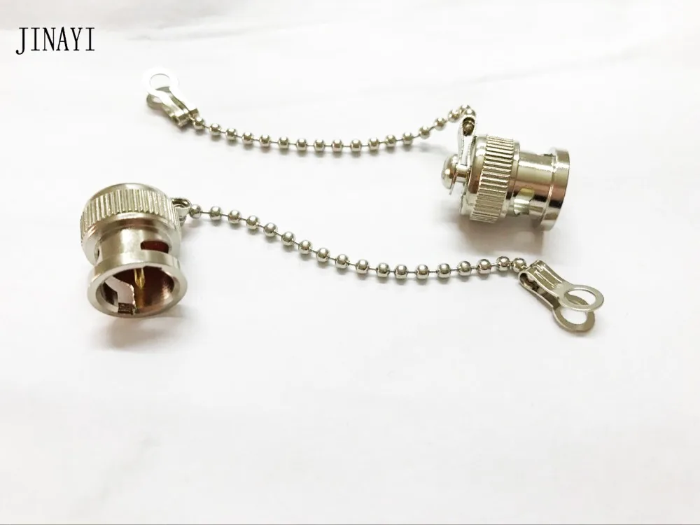 50 шт пылезащитный колпачок с цепью для BNC Гнездовой разъем RF|pin connector|pin pinl connector |