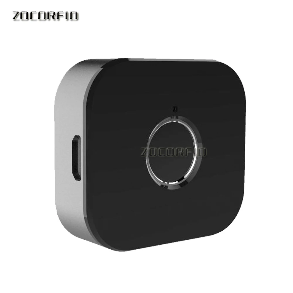 Черный дверной смарт-замок без ключа с USB-зарядкой и отпечатком пальца |