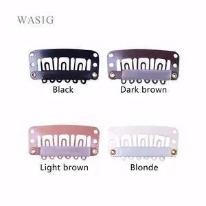 50 шт., маленького размера, круглой формы с диаметром 32 мм U образный зажимы для париков с силиконовая задняя крышка для волос аксессуары для волос инструмент