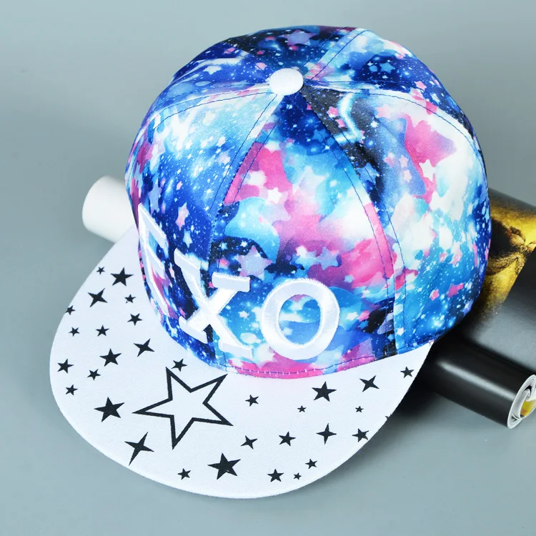 Новинка 2017 брендовая мужская Регулируемая бейсбольная кепка звезда exо Женская