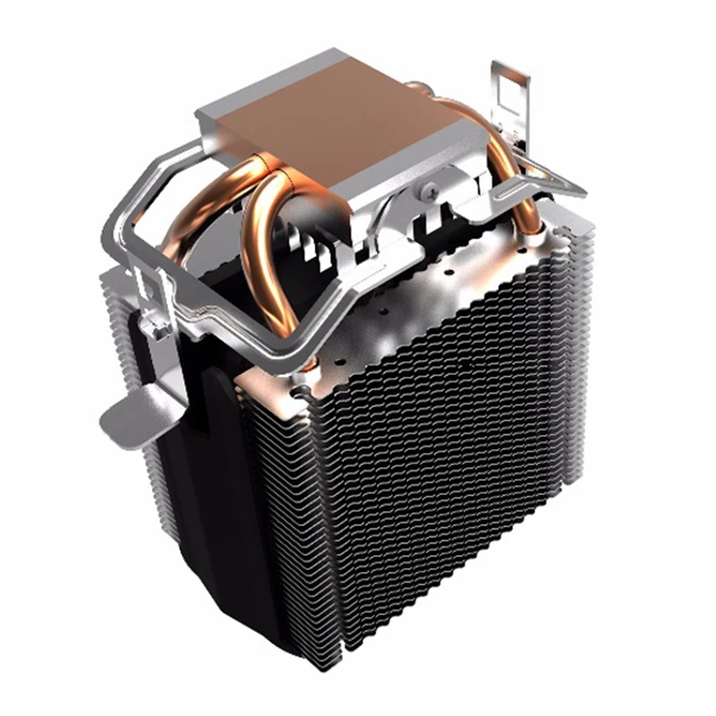 Кулер ЦП PCCOOLER 2 тепловые трубы 80 мм светодиодный Blu-Ray вентилятор для intel LGA775 1150 1151