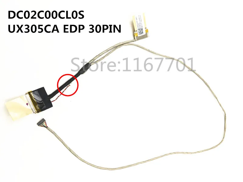 

Original Laptop/Notebook LCD/LED/LVDS Cable for Asus Zenbook UX305 UX305CA Ultrabook DC02C00CL0S EDP 30PIN