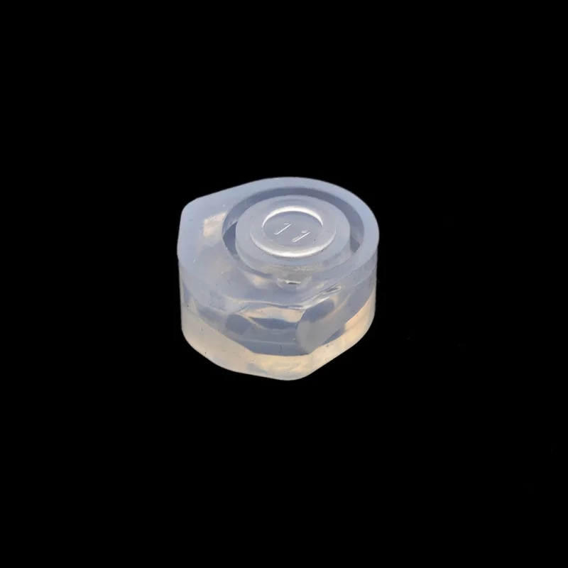 Trapezoid 16mm Lychee прозрачный DIY из силикона, круглые формы кошки кольцо плесень ювелирные изделия инструменты - Цвет: Trapezoid 16mm