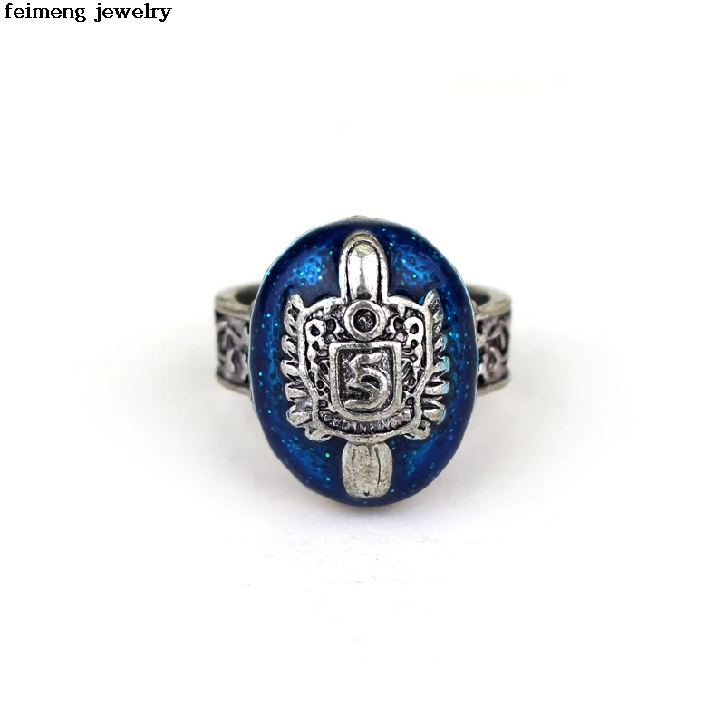 Оптовая продажа Дневники вампира Деймон и камень для пальцев резьбы в винтажном