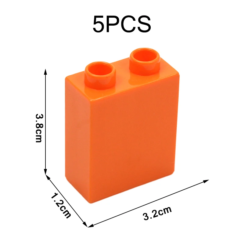 Haiyico Duplo 2 отверстия Высокие кирпичи 2x4 блоки классический набор образование