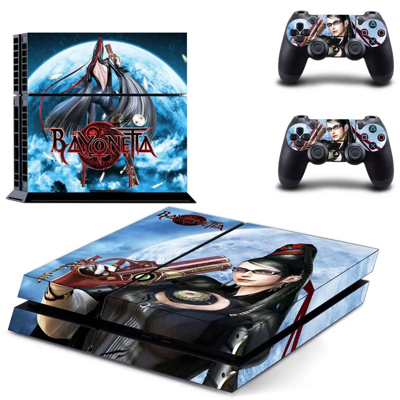 Виниловые наклейки Bayonetta чехол для игры PS4 Для PlayStation 4 + 2 контроллера|cover sticker|cover