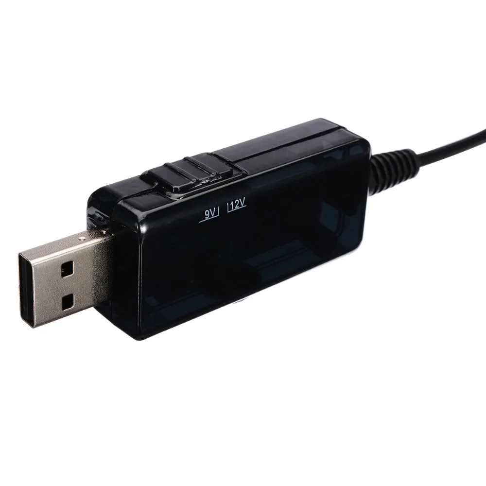 USB повышающий преобразователь постоянного тока от 5 В до 9 в 12 кабель + соединитель