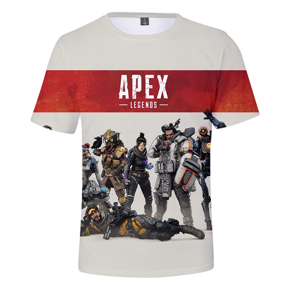 Футболка для мужчин и женщин с 3D принтом игры Apex Legends новинка 2019 летние футболки