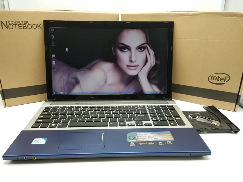 Быстрый серфинг 8G RAM + 1TG HDD 15 6-дюймовый четырехъядерный Windows 7/8. 1 ноутбук компьютер