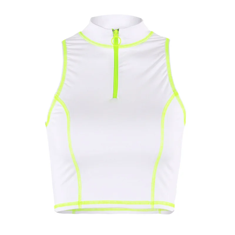 CHRLEISURE Сексуальный Топ для женщин укороченный белый топ на бретелях уличная