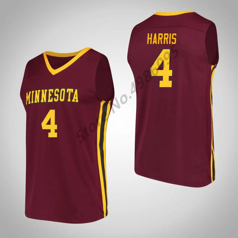 Minnesota Golden Gophers College 1 Dupree McBrayer 2 Nate Mason 3 Murphy 4 Jamir Harris Basketball Jersey Mens Custom Any Name |