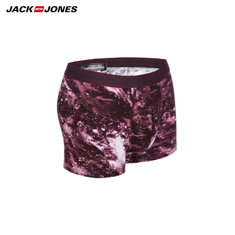 Jack Jones Brand 2018 NEW COTTON fashion print light boxers male underpants 215392011 |