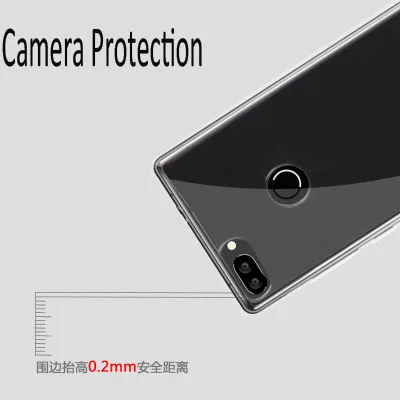 Прозрачная задняя крышка для Oukitel Mix 2 5 99 &quotультра тонкий Мягкие TPU Чехлы