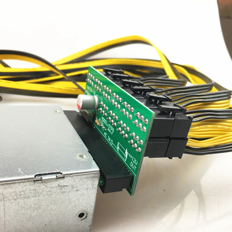 1200W Miner импульсный источник питания для GPU Rig Mining BTC ETH Ethereum DPS 1200FB A 438202 002 440785 001 DL580G5