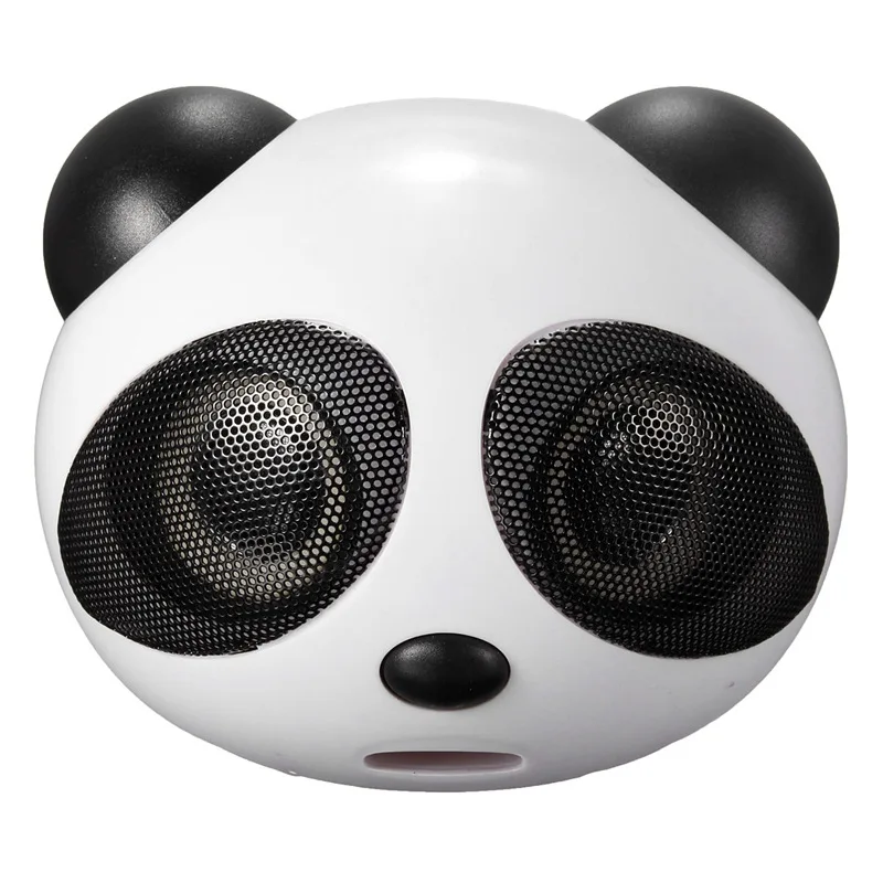 Портативная мультимедийная USB мини Колонка Panda цифровая квадратная 3 5 мм