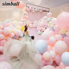 10 шт. 5 дюймов Макарон воздушные шары конфеты цветные латексные шары надувной шар для детского дня рождения платье для девочек на день рождения Свадебная вечеринка украшения
