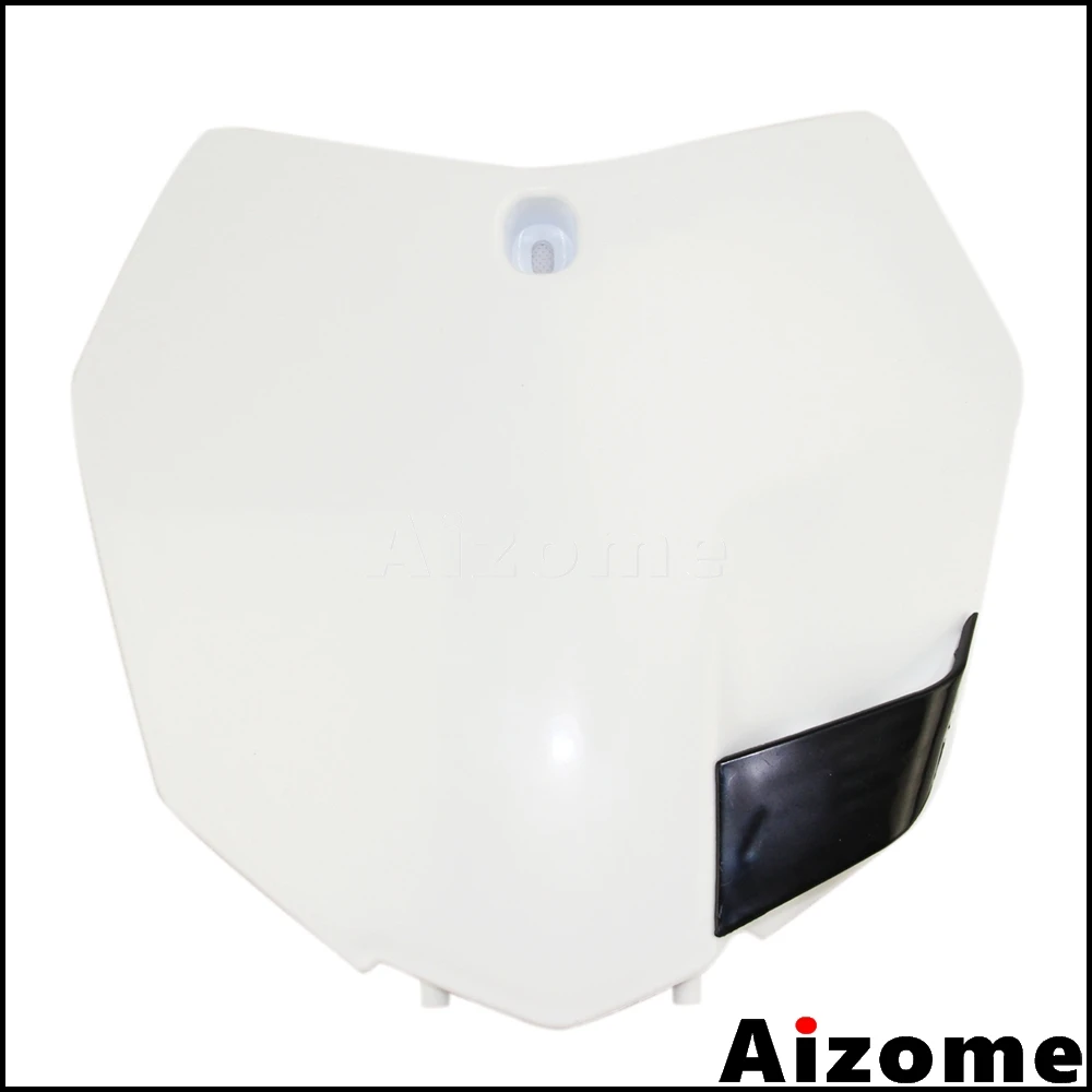 Белый супермото Мотоцикл Байк MX спереди имя номерной знак для Enduro EXC SX SXF XCF XCW 125 250