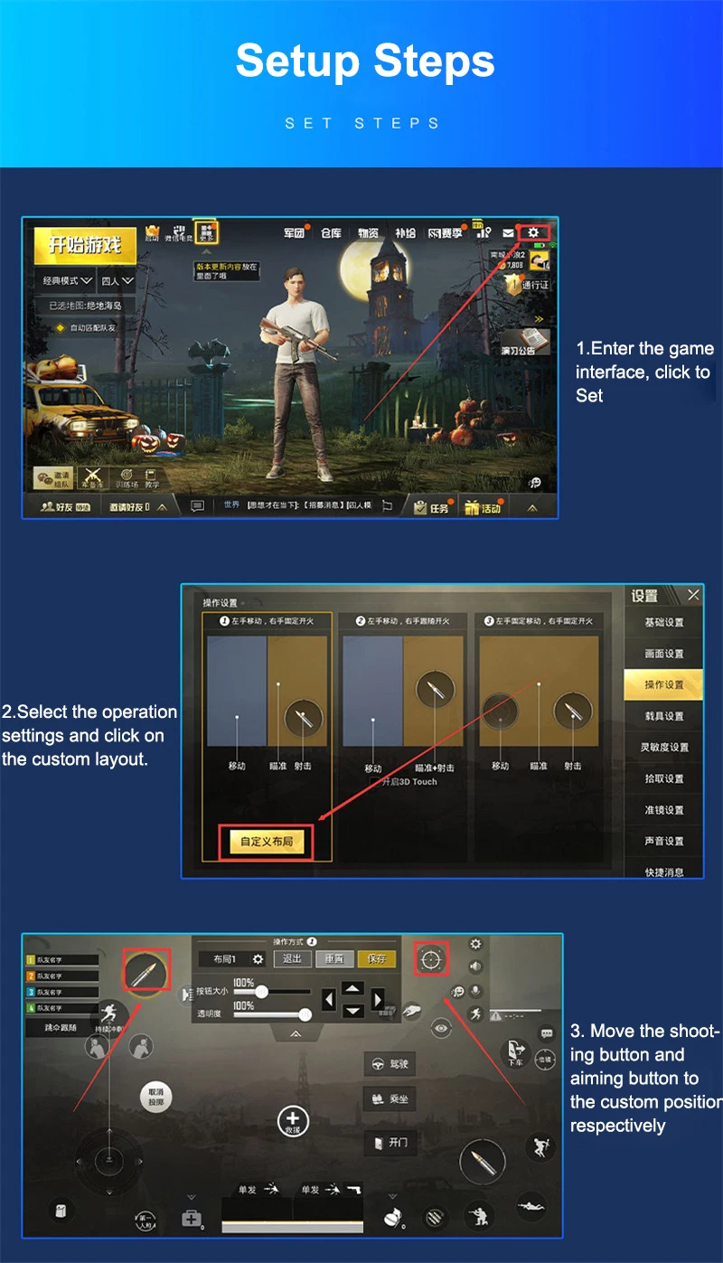 PUBG контроллер для iphone тепловыделение H5 Вентилятор охлаждения PUBG мобильный Android игровой коврик для телефона l1r1 игровой триггер джойстик