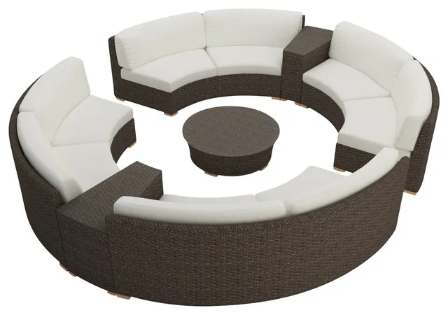 Мебель для гостиной уличная мебель из 7 предметов круглый диван секционный набор
