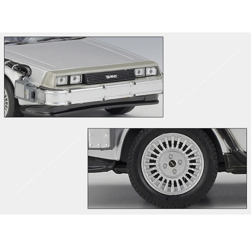 HOMMAT моделирование Welly 1:24 весы DeLorean DMC-12 Назад в будущее 1 сплав модель автомобиля игрушка литая под давлением модель автомобиля коллекционный подарок