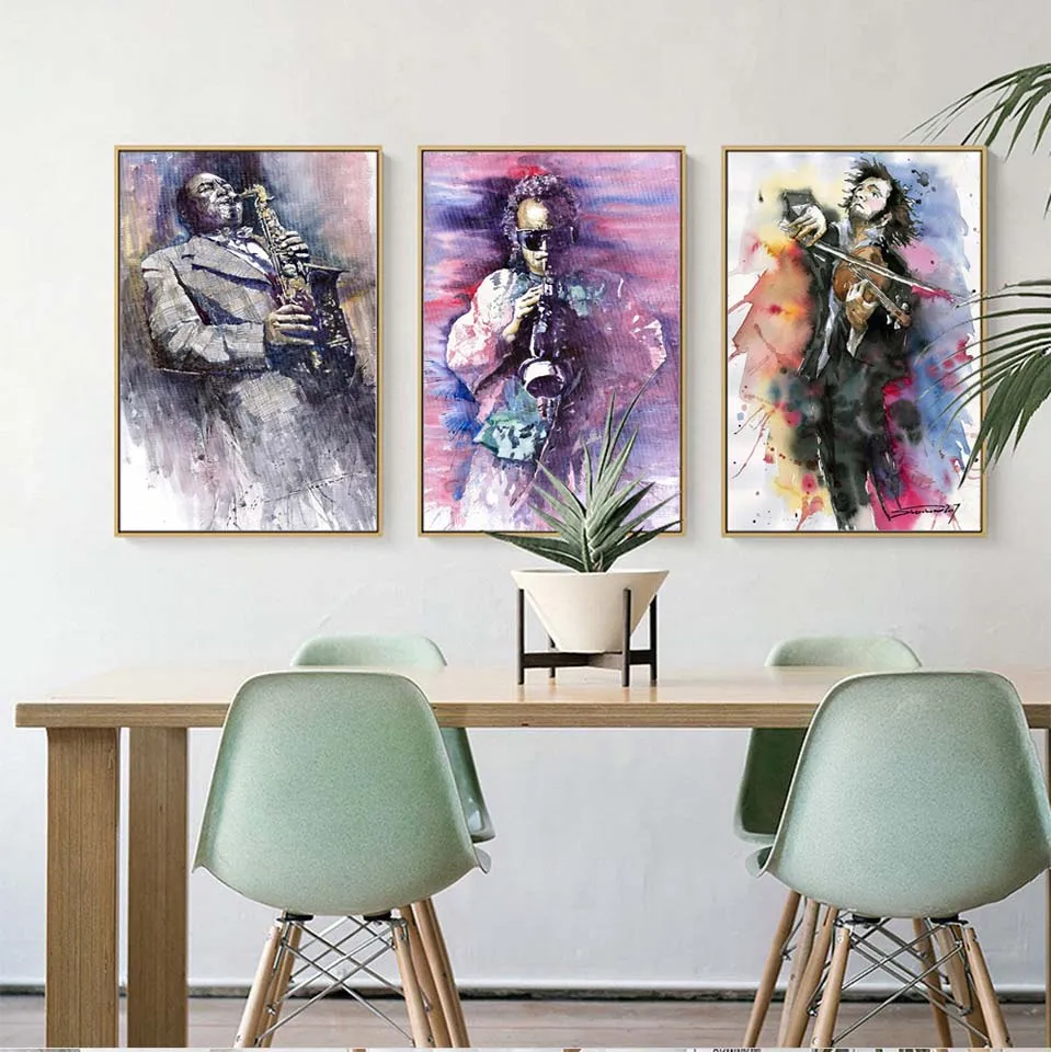 Искусство на стену картина для украшения дома без рамки рисунок с акварелью