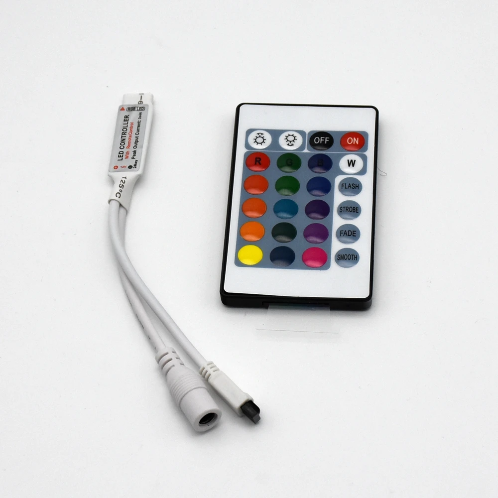 Мини контроллер светодиодов RGB DC12V 24Key/44Key ИК пульт дистанционного управления с