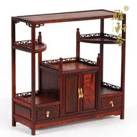 A] Fang Mingqing crafts Mahogany Furniture Gallery studio model miniature furniture rosewood tea cabinet