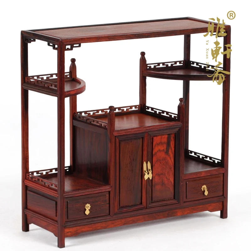 A] Fang Mingqing crafts красное дерево мебель галерея студийная модель миниатюрная чайный