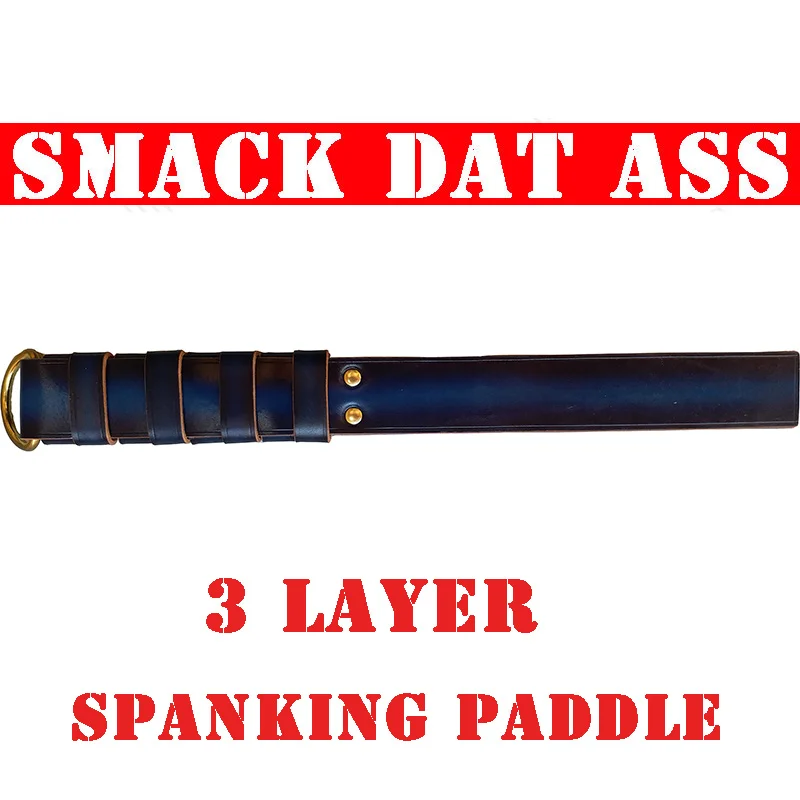 3 слоя весло для шлепки из натуральной кожи БДСМ шлепка Анальная громкий звук