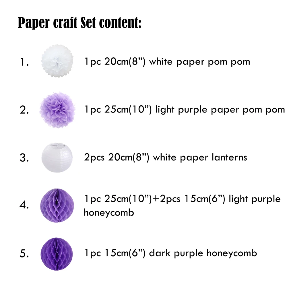 Свадебная вечеринка декоративная белая Круглая Бумажная шаровые фонари