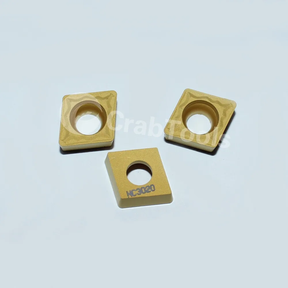 Crab Tools Korloy 10PC CCMT09T308-HMP NC3020 Metal Turning Lathe Cutter Carbide Insert CNC Tool Tip Machine | Инструменты