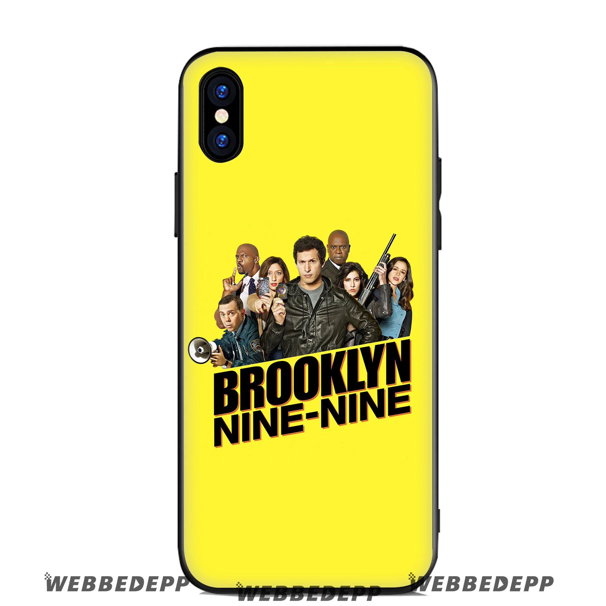 WEBBEDEPP Бруклин девять Мягкий силиконовый чехол для Apple iPhone 11 Pro Xr Xs Max X или 10 8 7 6 6S Plus 5