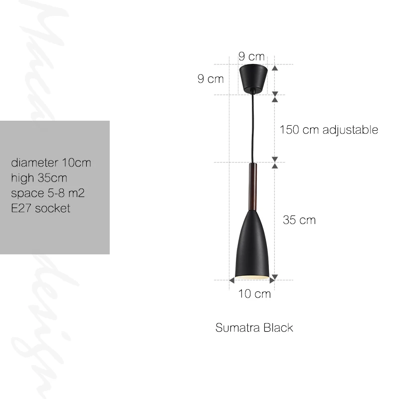 DX modern pendant light for dinning room hanglamp Chinese Nordic creative minimalist lights bar | Лампы и освещение