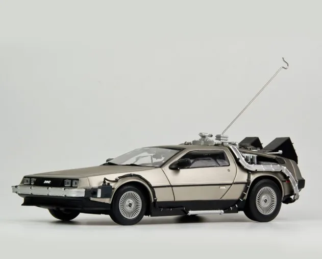 1:18 Назад в будущее 1 delorean DMC 12 scifi модель автомобиля Бесплатная доставка|delorean dmc-12|car