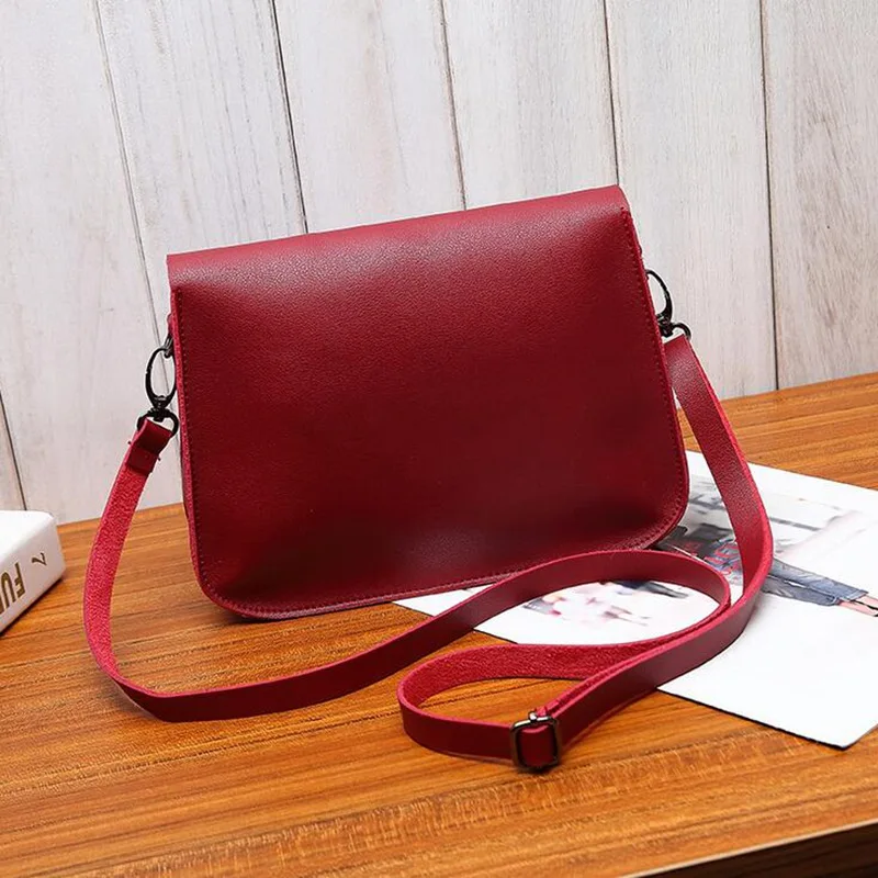 Маленькая женская сумка-мессенджер простая дизайнерская сумка через плечо из