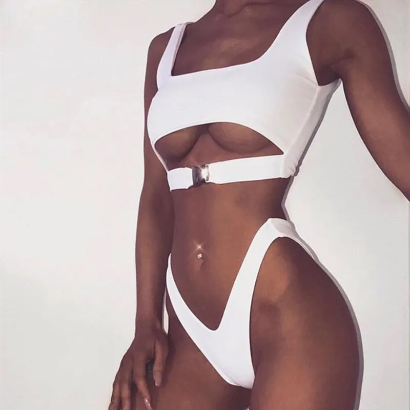 2019 новый сексуальный Для женщин Swinsuit Одна деталь из змеиной кожи леопардовой