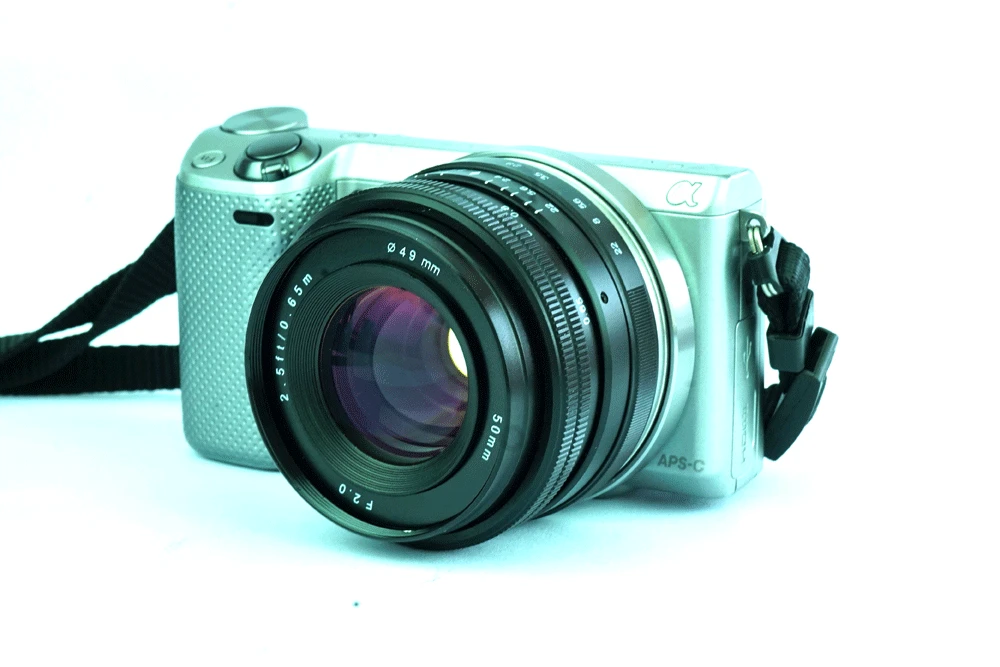 JINTU Pro 50 мм f/2,0-f22 ручной объектив для sony E-mount APS-C камер sony NEX5 NEX6 NEX7 A5000 A5100 A6000 A6300 A6500