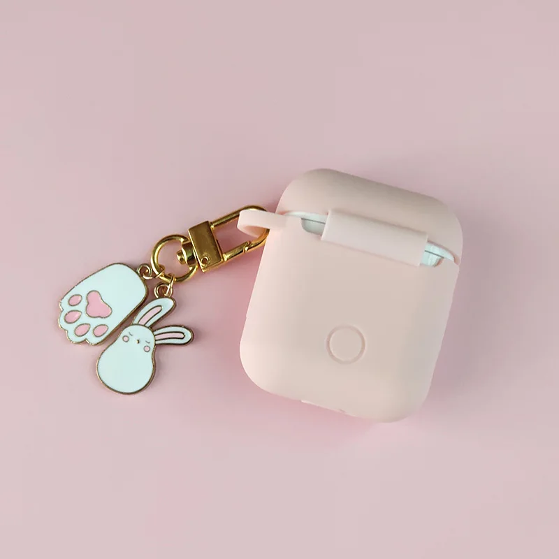Роскошный силиконовый чехол с милым морковным кроликом для Apple аксессуары airpods
