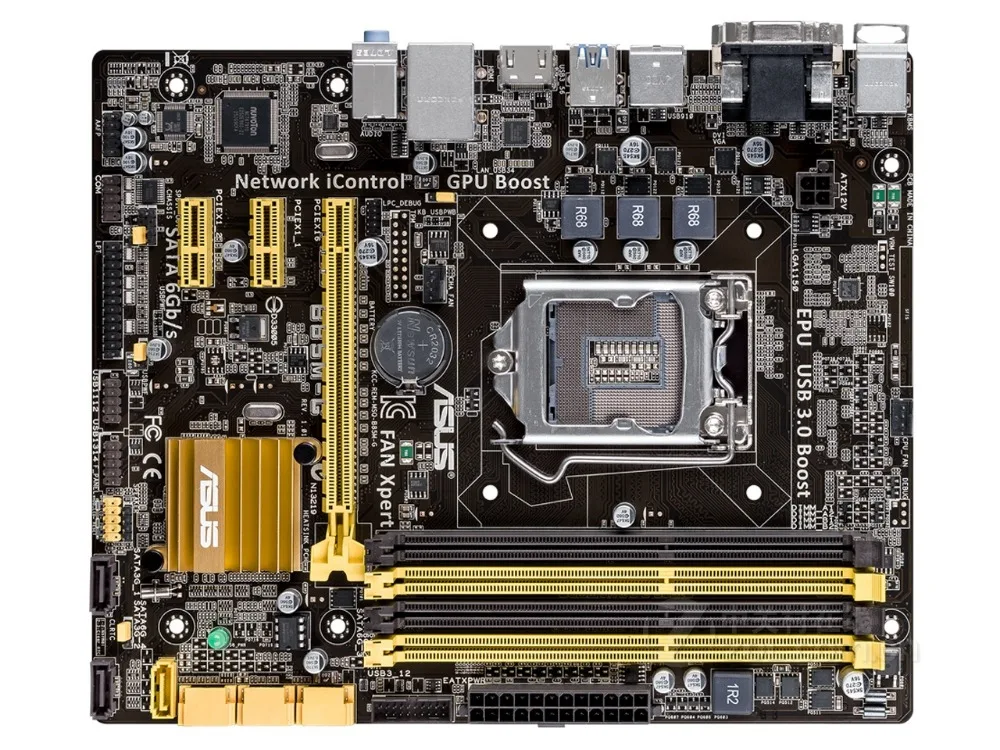 ASUS оригинальная настольная материнская плата B85M-G DDR3 LGA 1150 USB2.0 USB3.0 32GB B85 |
