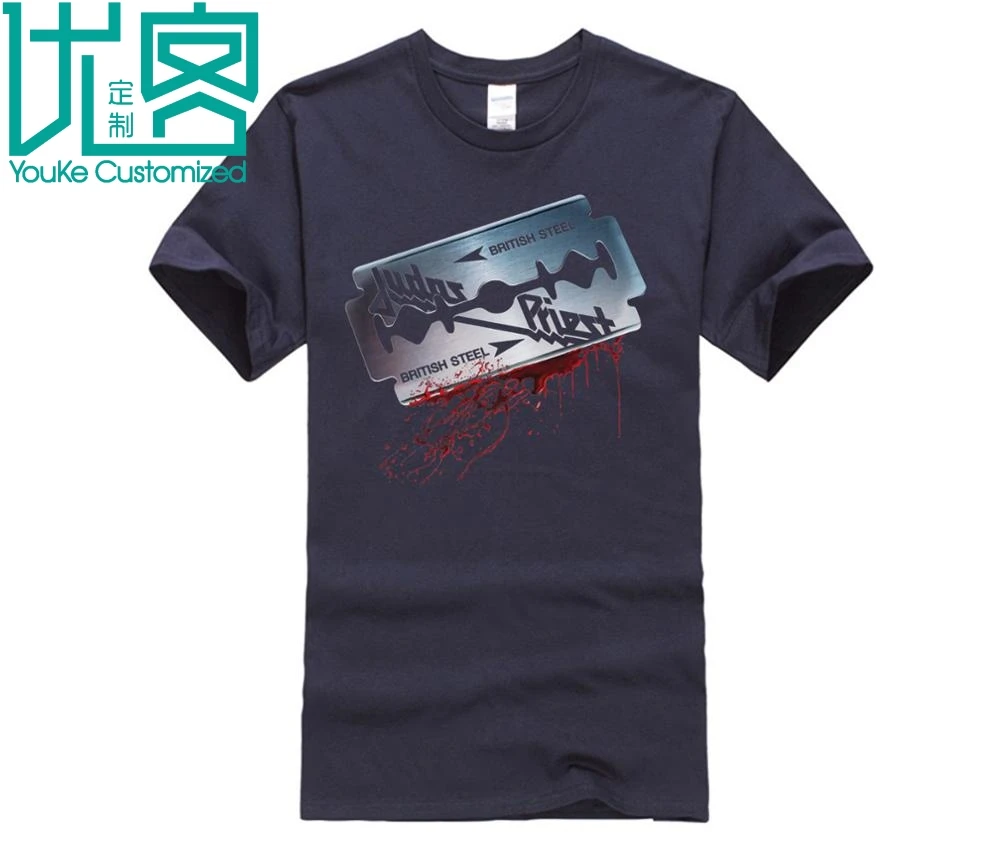 Мужская футболка с надписью Judas Priest черная в британском стиле S M L XL 2XL 3XL|Мужские