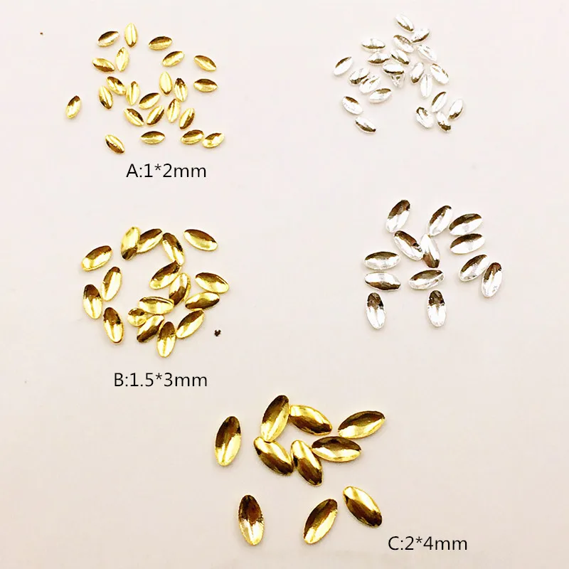 Металлические аксессуары для ногтей 3D декор 100 шт./пакет японский мини-гвоздик с