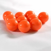 wholesale 6 8 10 12 14mm orange acrylic round gumball bubblegum diy solid loose beads for necklace jewelry making ac 13